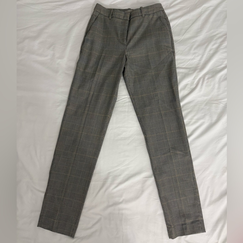 H&M Women's Gray Plaid Pantsuit